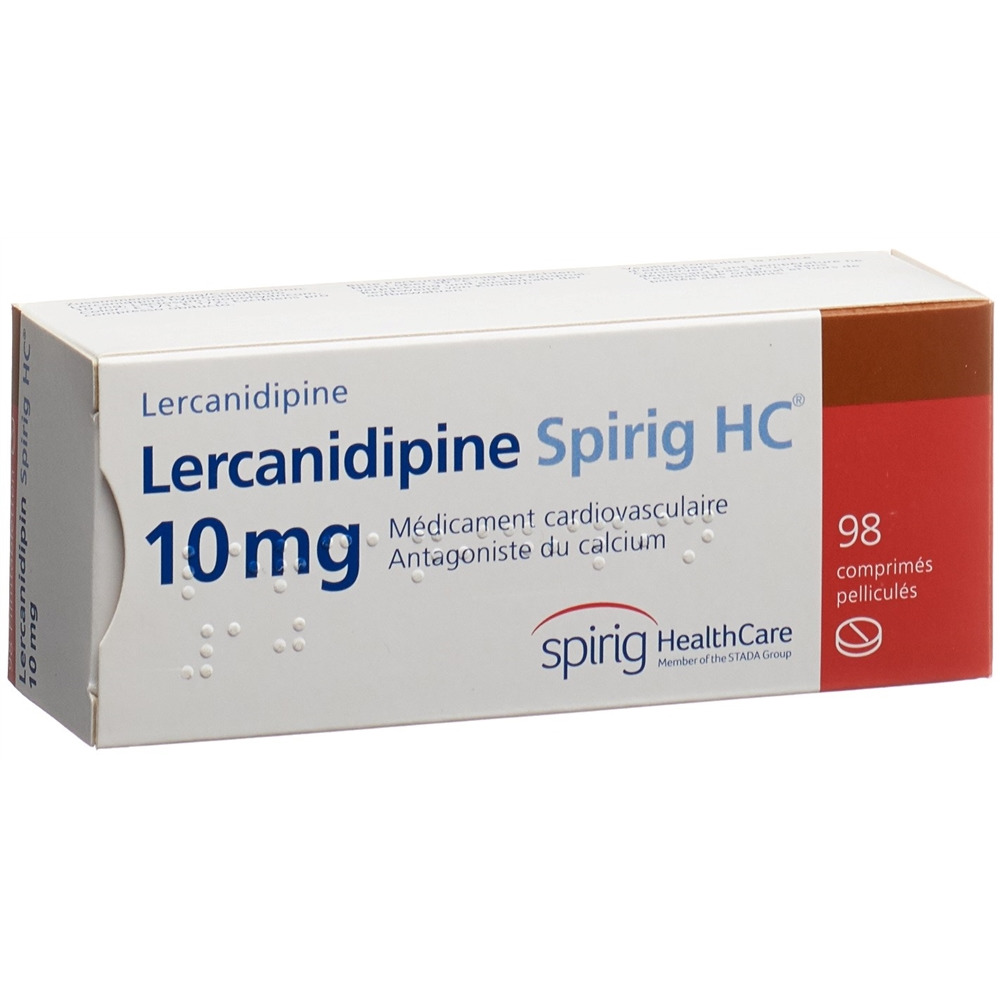 LERCANIDIPINE Spirig HC 10 mg, image 2 sur 2