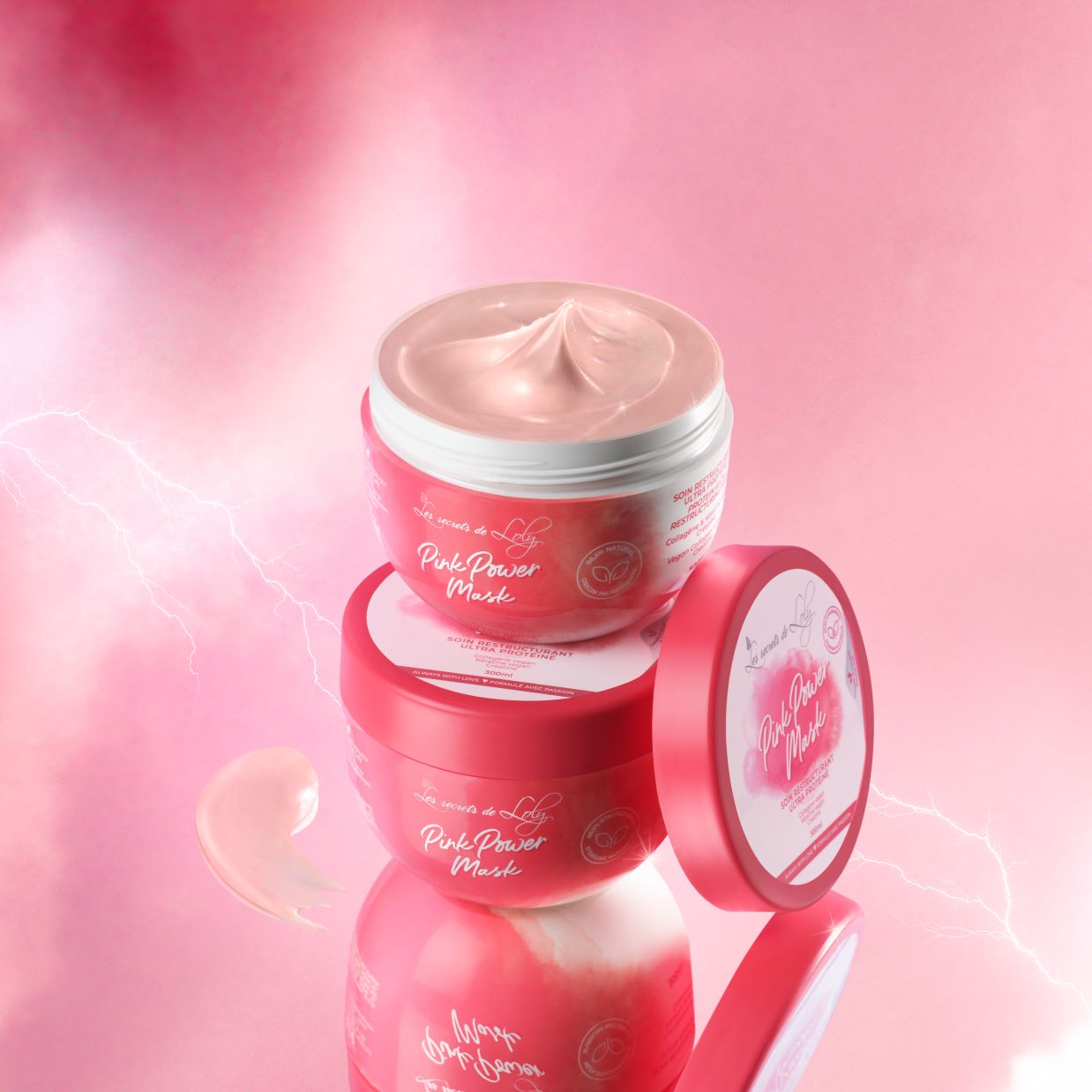 LES SECRETS DE LOLY pink power mask, image 2 sur 5