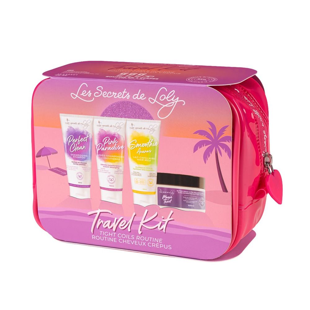 LES SECRETS DE LOLY trousse voyage crepus, image principale LES SECRETS DE LOLY trousse voyage crepus, image principale