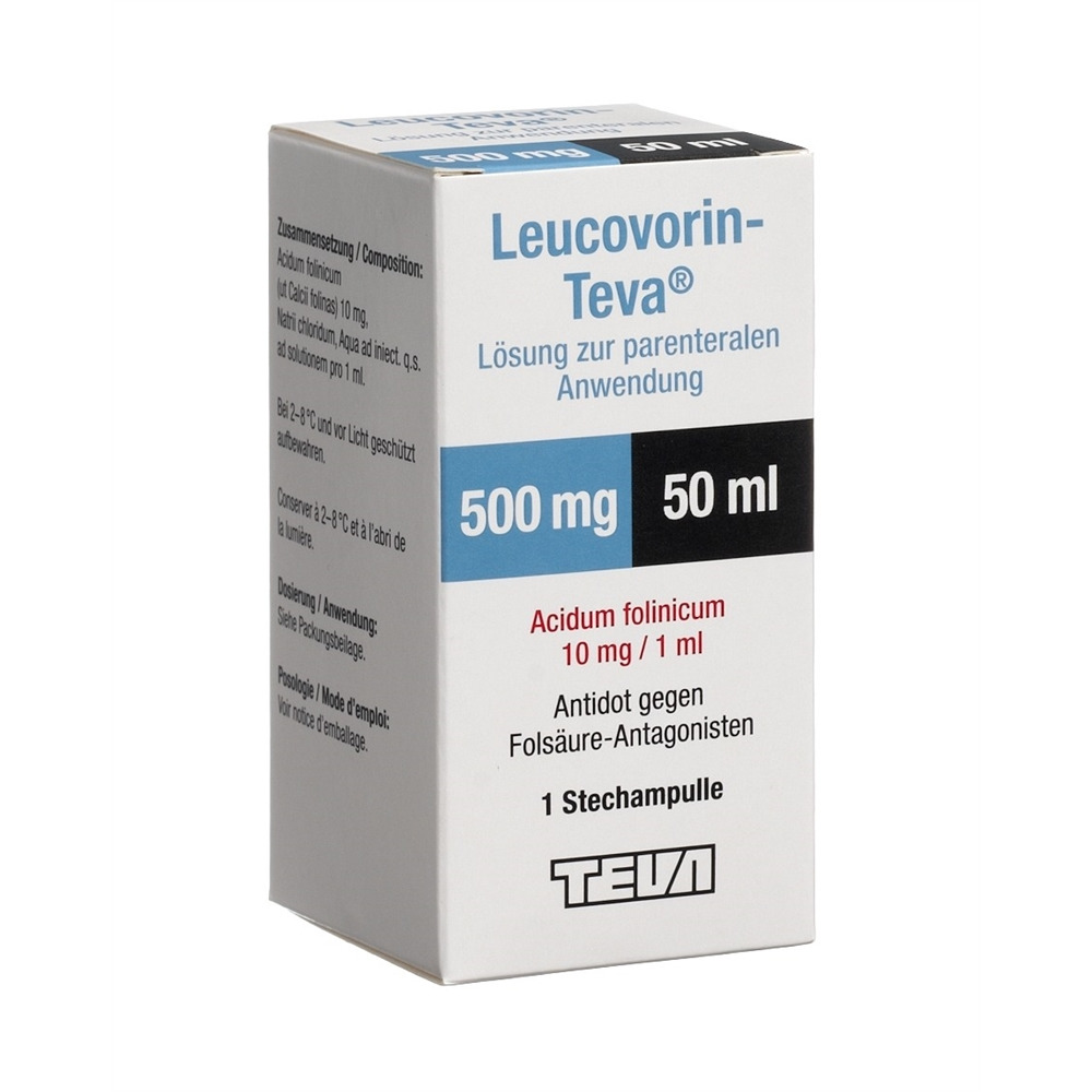 LEUCOVORIN Teva 500 MG/50ML, Hauptbild