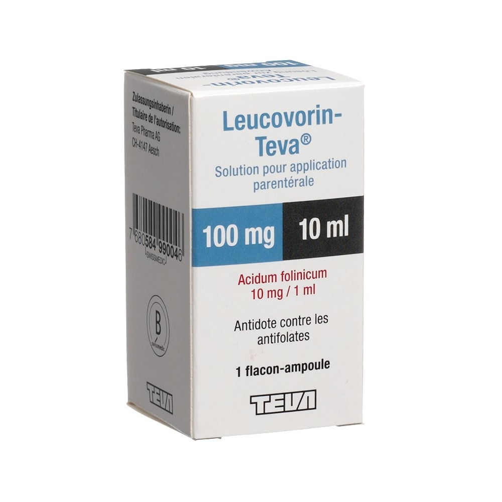 LEUCOVORIN Teva 100 mg/10ml, image 2 sur 2