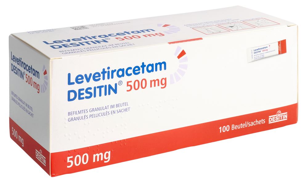 LEVETIRACETAM befilmtes Granulat 500 mg, Hauptbild