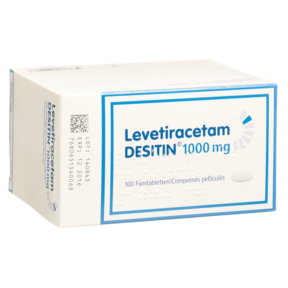 LEVETIRACETAM DESITIN 1000 mg, image 2 sur 2