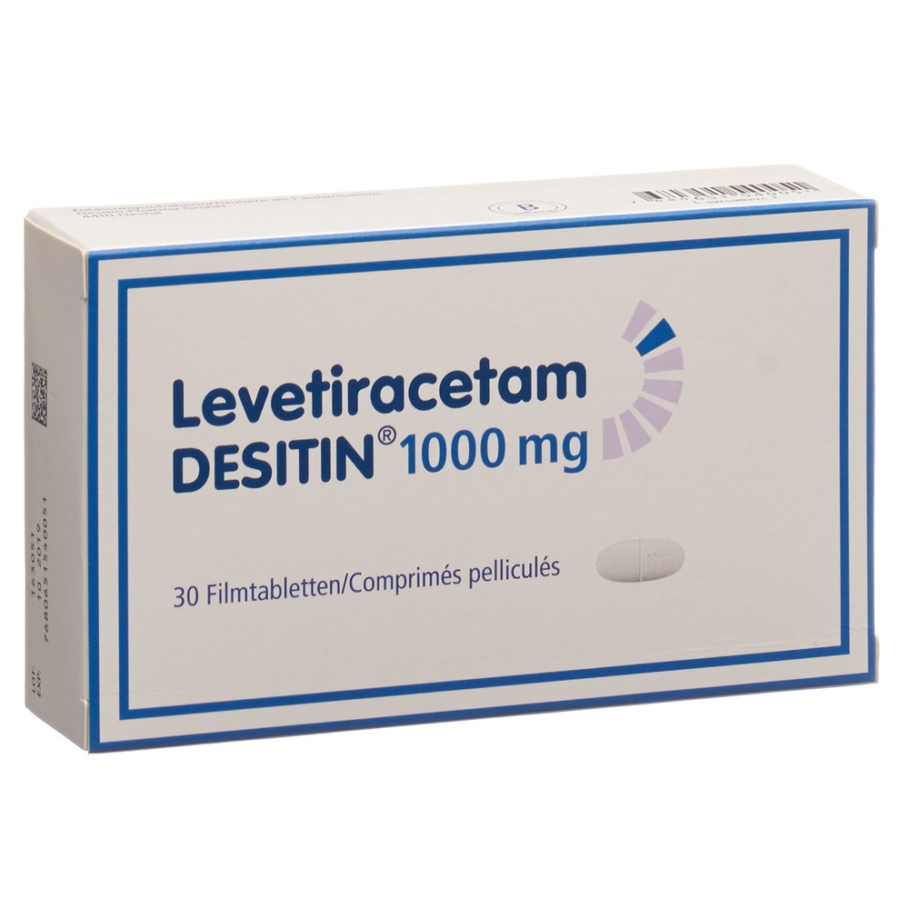 LEVETIRACETAM DESITIN 1000 mg, image principale
