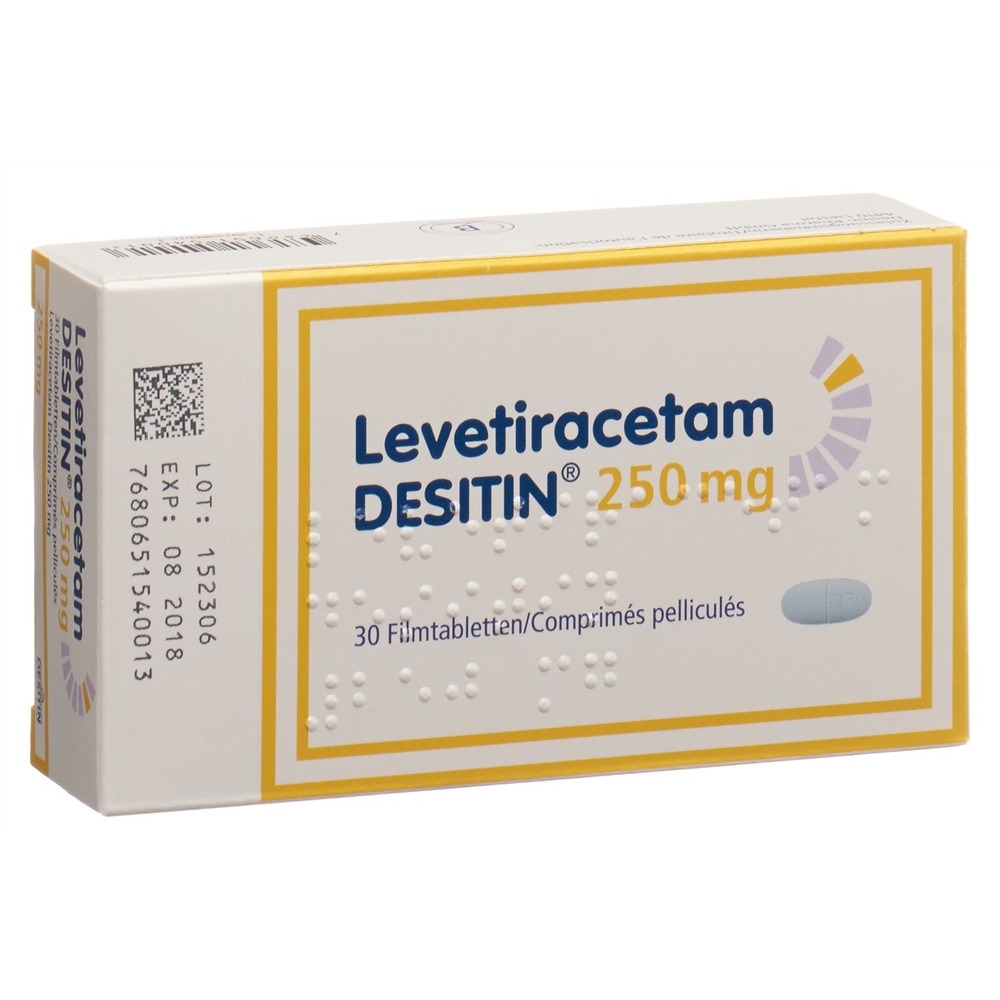 LEVETIRACETAM DESITIN 250 mg, image 2 sur 2