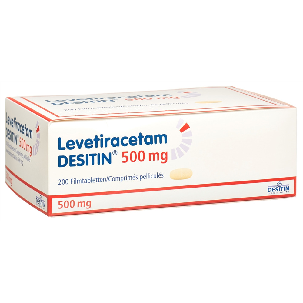 LEVETIRACETAM DESITIN 500 mg, image principale