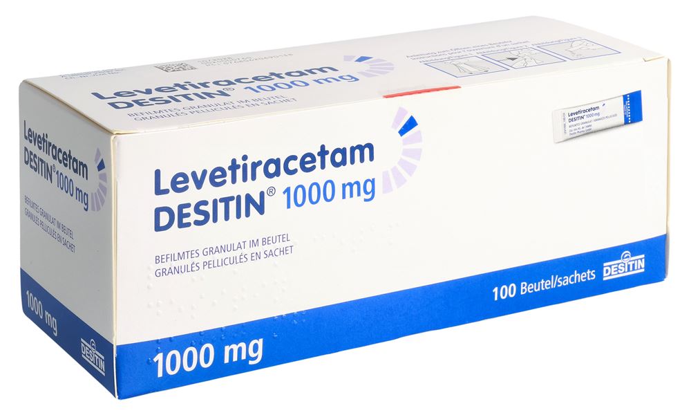 LEVETIRACETAM granulés pelliculés 1000 mg, image principale