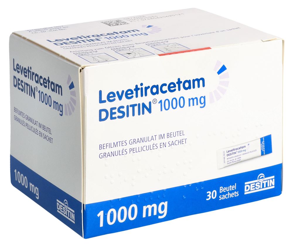 LEVETIRACETAM granulés pelliculés 1000 mg, image principale
