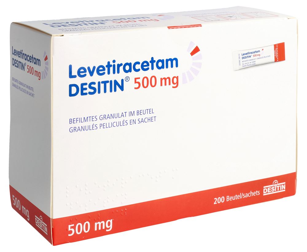 LEVETIRACETAM granulés pelliculés 500 mg, image principale