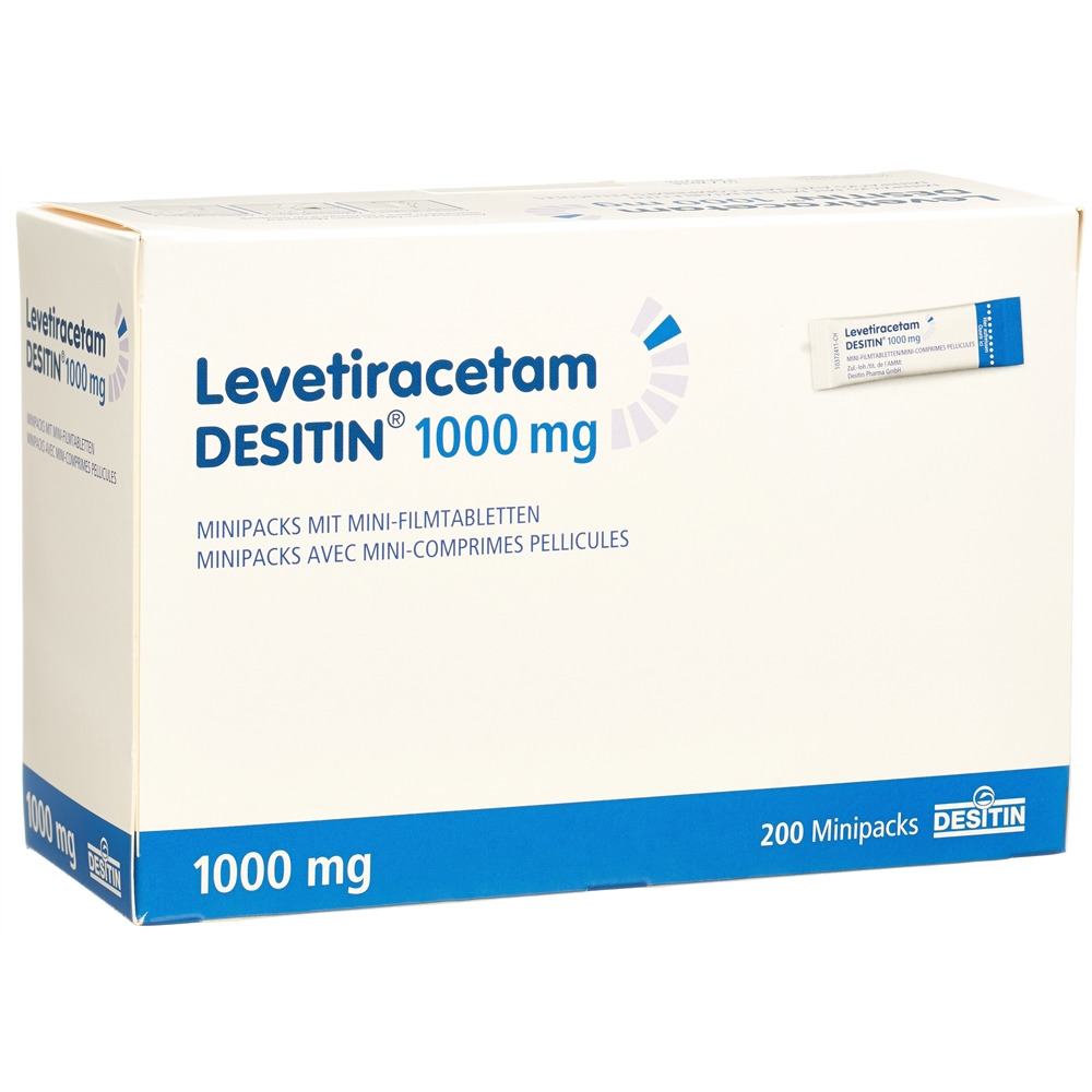 LEVETIRACETAM Minipacks avec mini-comprimés pelliculés 1000 mg, image 2 sur 2