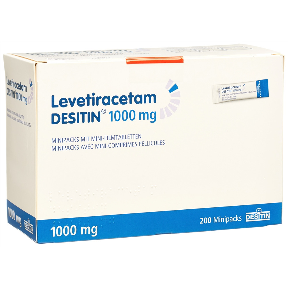 LEVETIRACETAM Minipacks avec mini-comprimés pelliculés 1000 mg, image principale