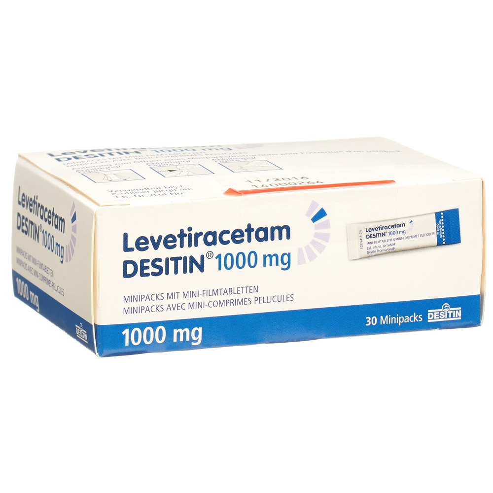 LEVETIRACETAM Minipacks avec mini-comprimés pelliculés 1000 mg, image principale