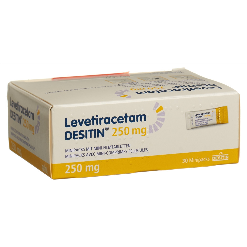 LEVETIRACETAM Minipacks avec mini-comprimés pelliculés 250 mg, image 2 sur 2