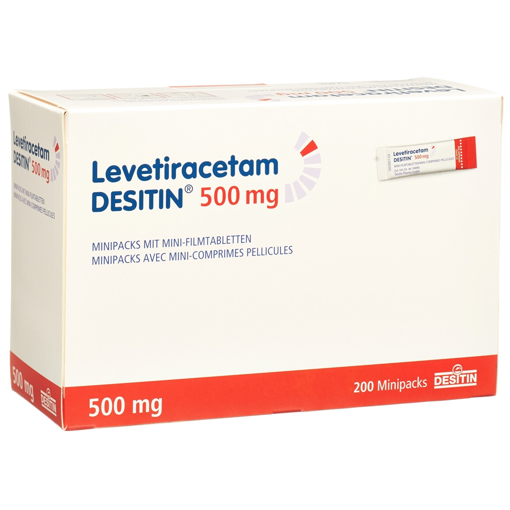 LEVETIRACETAM Minipacks avec mini-comprimés pelliculés 500 mg, image 2 sur 2