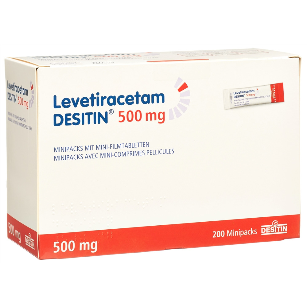 LEVETIRACETAM Minipacks avec mini-comprimés pelliculés 500 mg, image principale