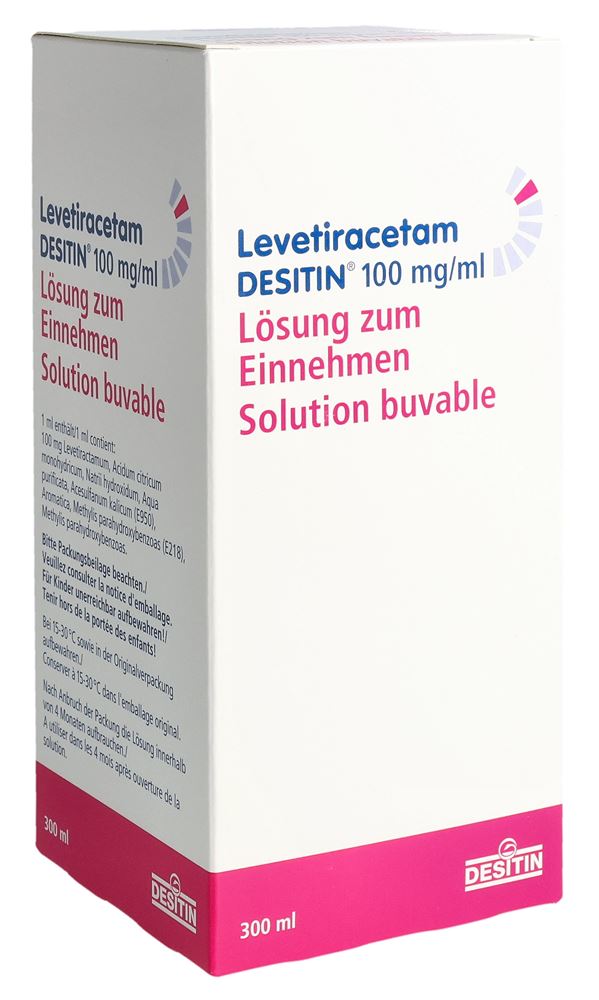 LEVETIRACETAM DESITIN 100 mg/ml, image principale