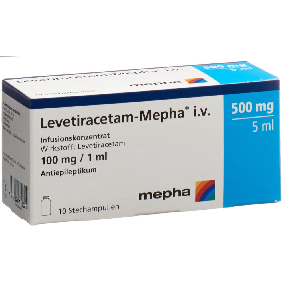 LEVETIRACETAM Mepha 500 mg/5ml, image principale