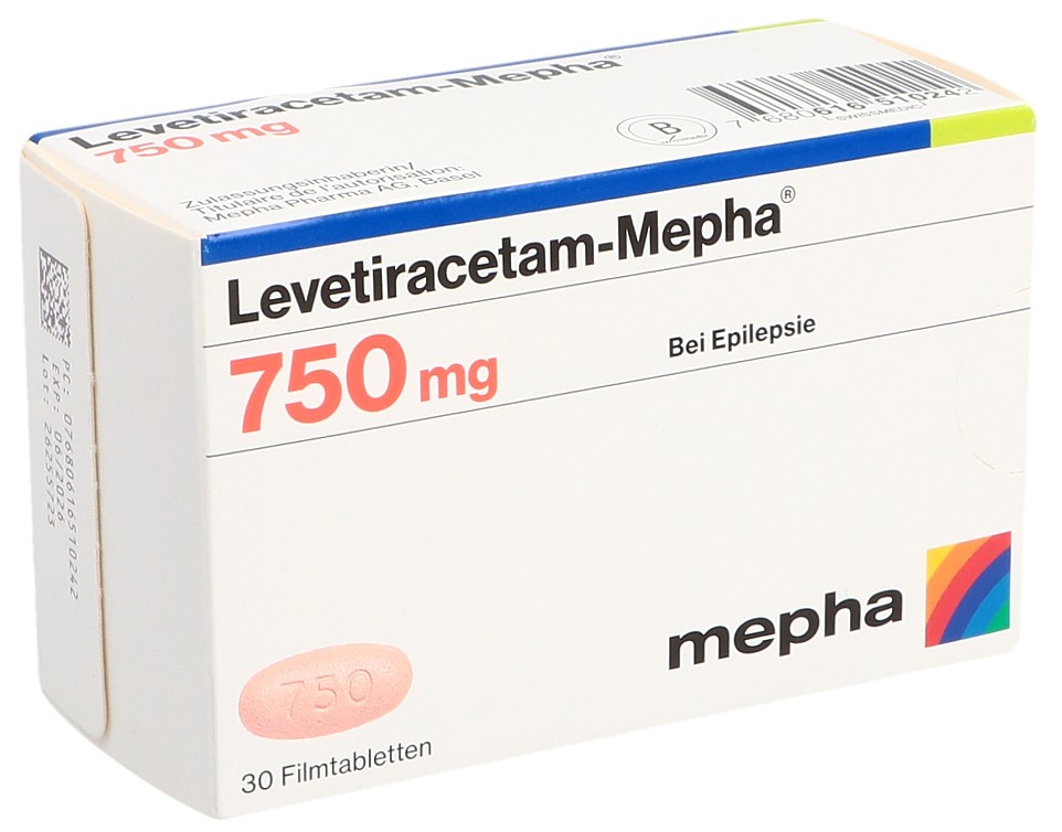 LEVETIRACETAM Mepha 750 mg, image principale