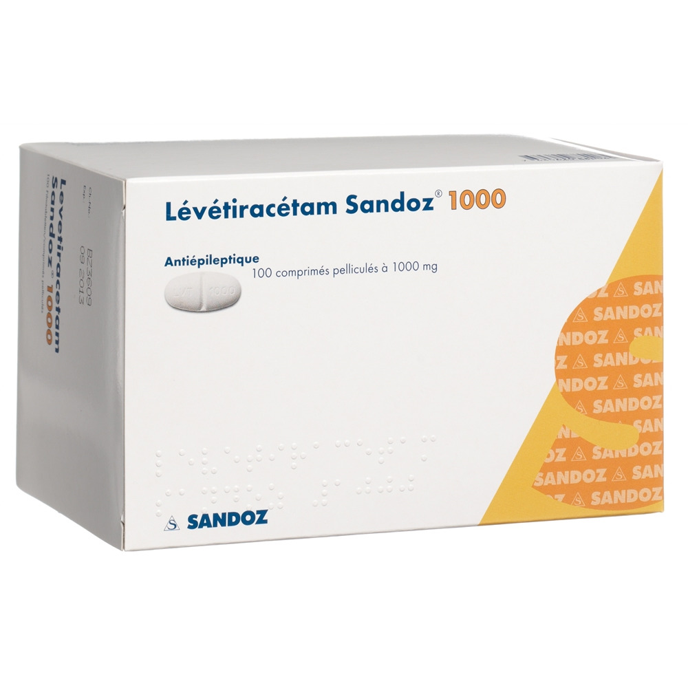 LEVETIRACETAM Sandoz 1000 mg, image 2 sur 2