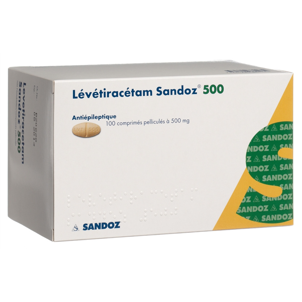 LEVETIRACETAM Sandoz 500 mg, image 2 sur 2