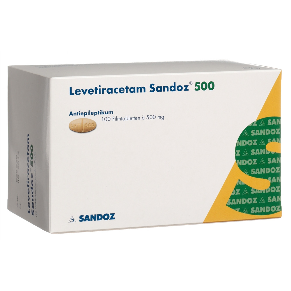 LEVETIRACETAM Sandoz 500 mg, image principale