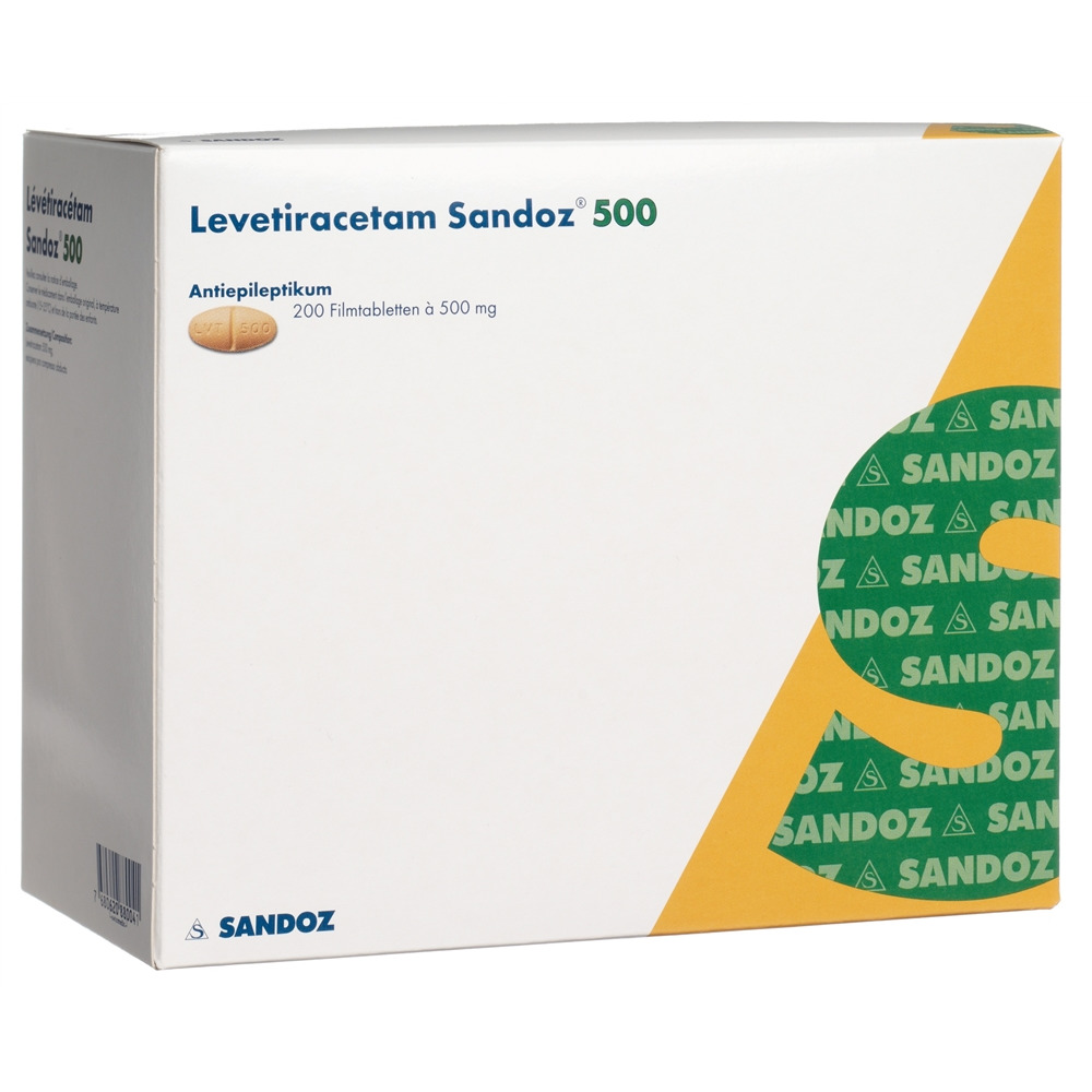 LEVETIRACETAM Sandoz 500 mg, image principale