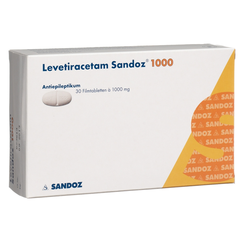 LEVETIRACETAM Sandoz 1000 mg, Hauptbild