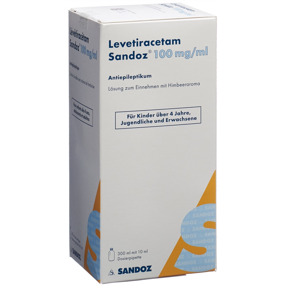 LEVETIRACETAM Sandoz 100 mg/ml, Hauptbild