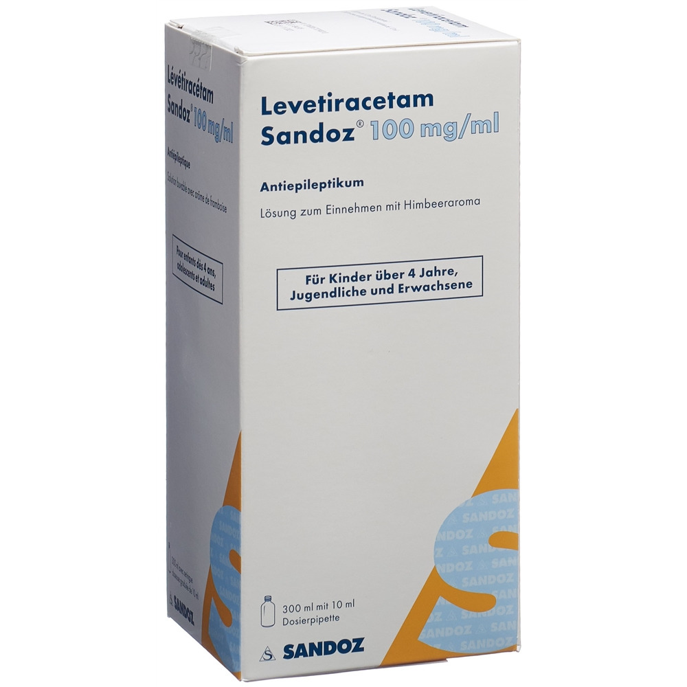 LEVETIRACETAM Sandoz 100 mg/ml, image principale