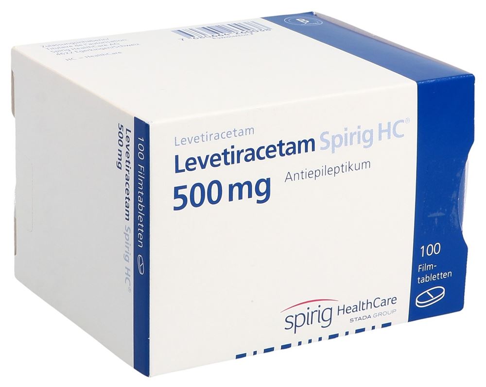 LEVETIRACETAM Spirig HC 500 mg, image principale