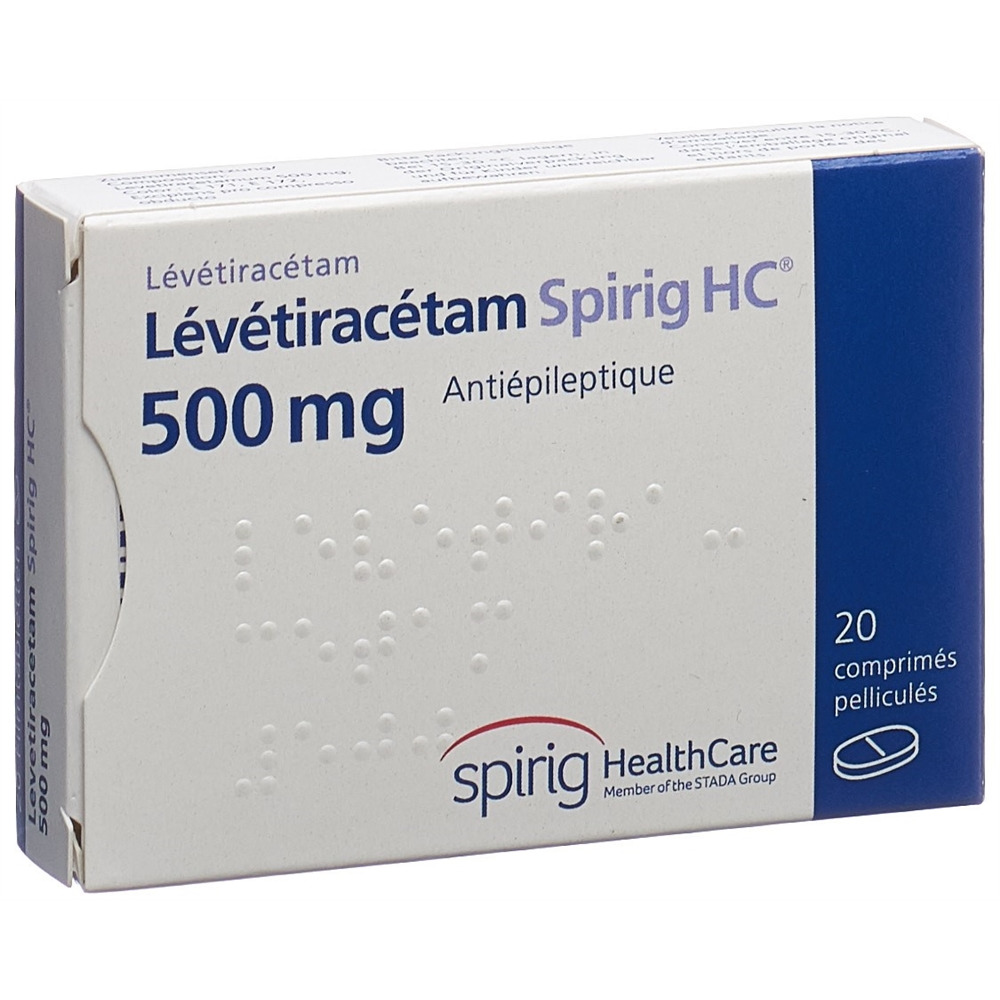 LEVETIRACETAM Spirig HC 500 mg, image 2 sur 2