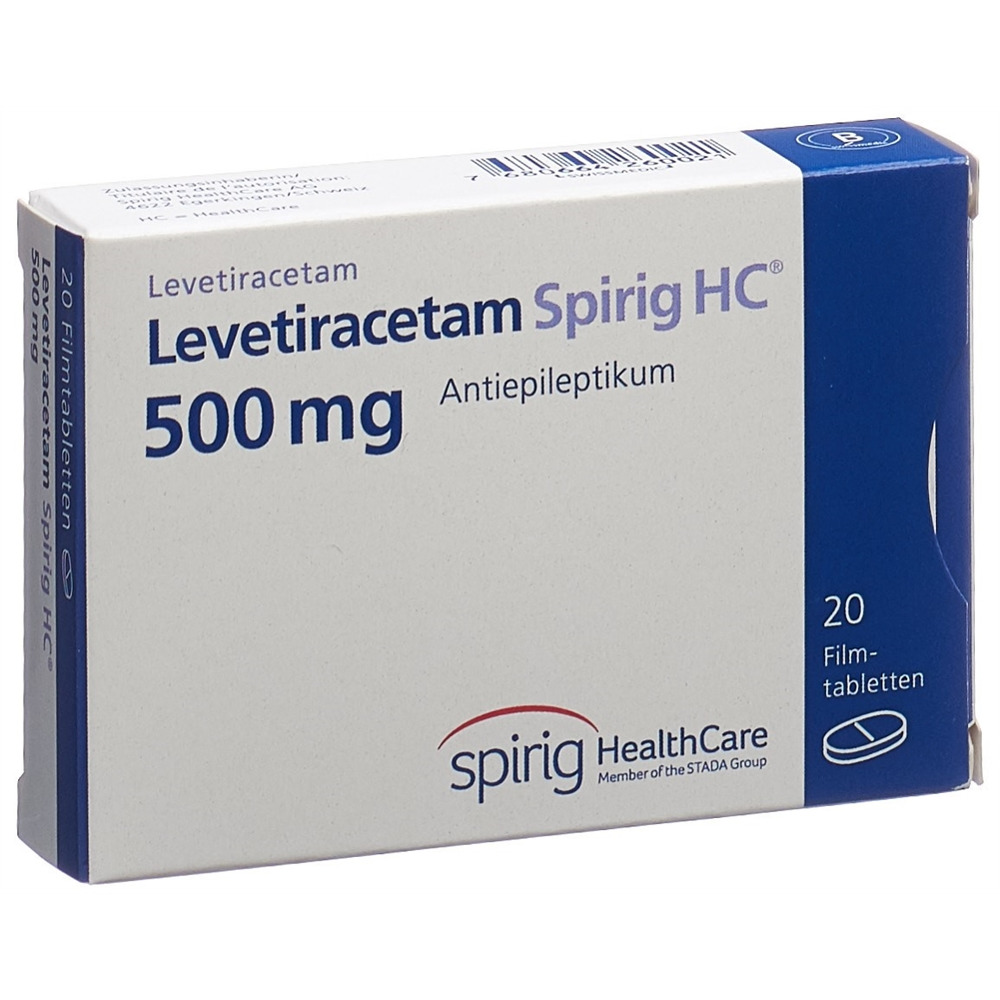 LEVETIRACETAM Spirig HC 500 mg, image principale