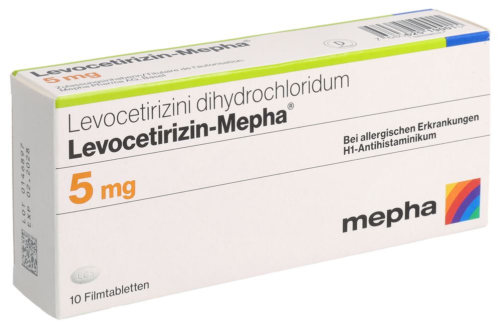 LEVOCETIRIZINE Mepha 5 mg