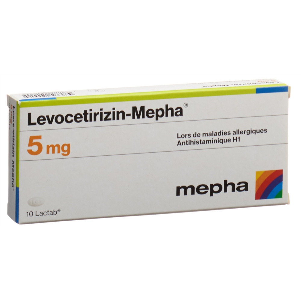 LEVOCETIRIZINE Mepha 5 mg, image 2 sur 2