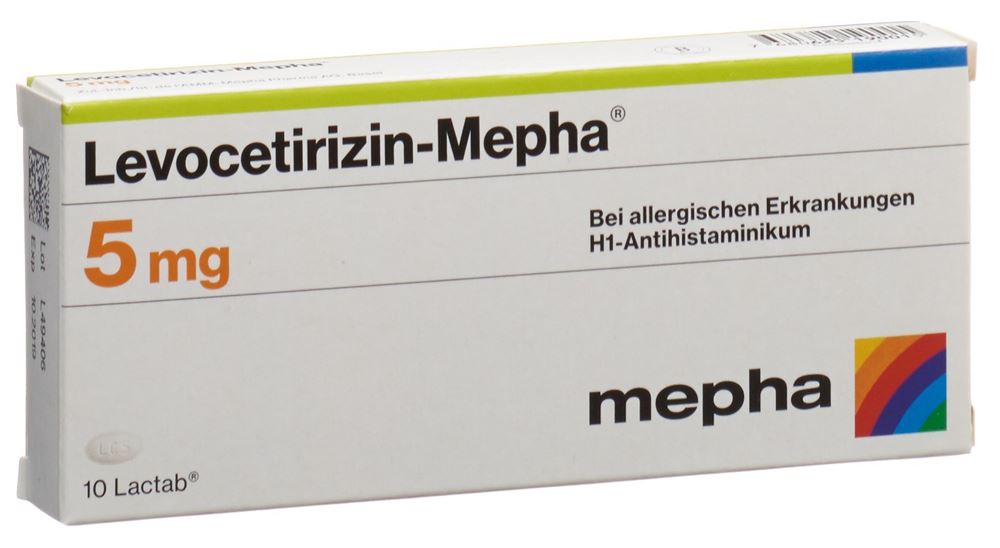 LEVOCETIRIZINE Mepha 5 mg, image principale