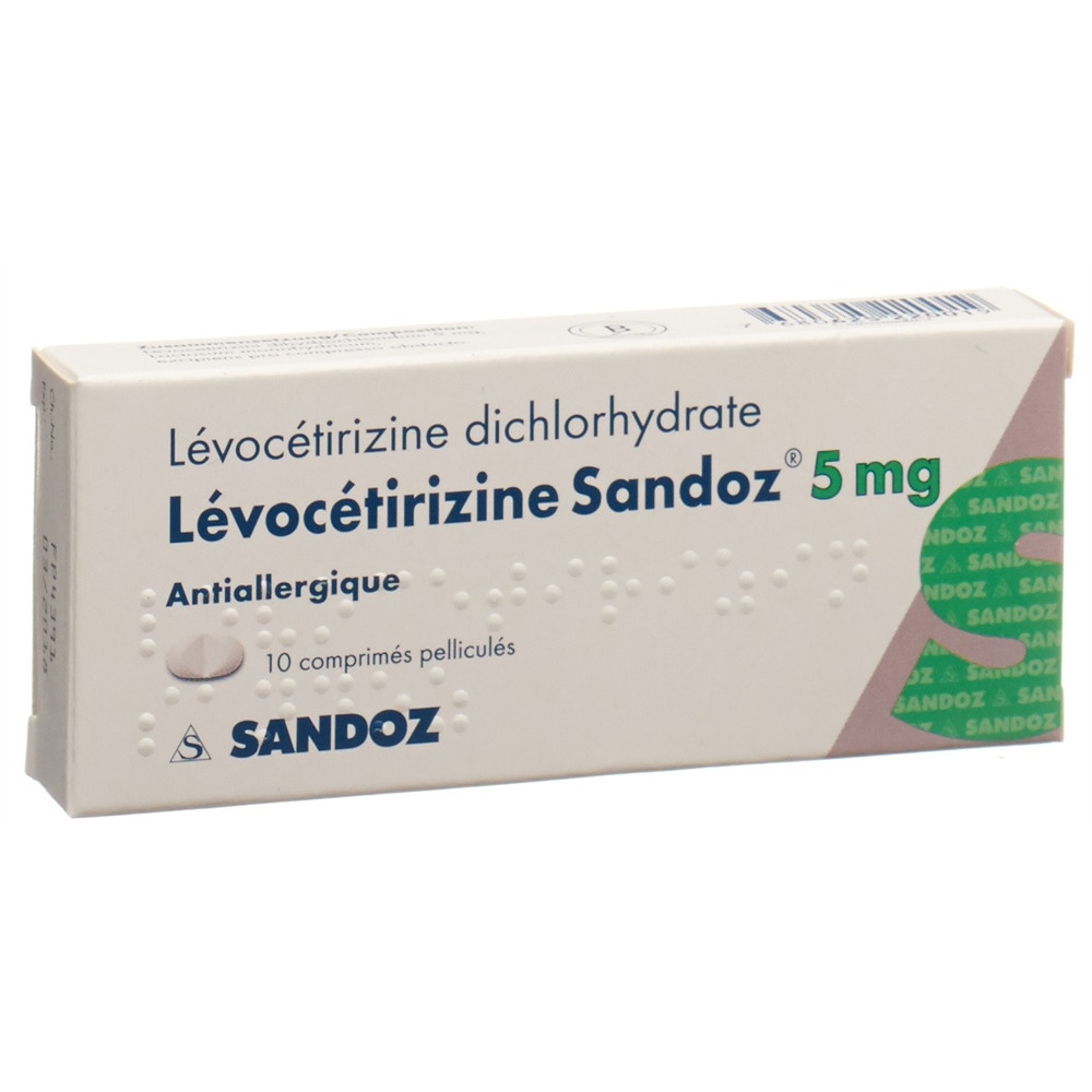 LEVOCETIRIZINE Sandoz 5 mg, Bild 2 von 2