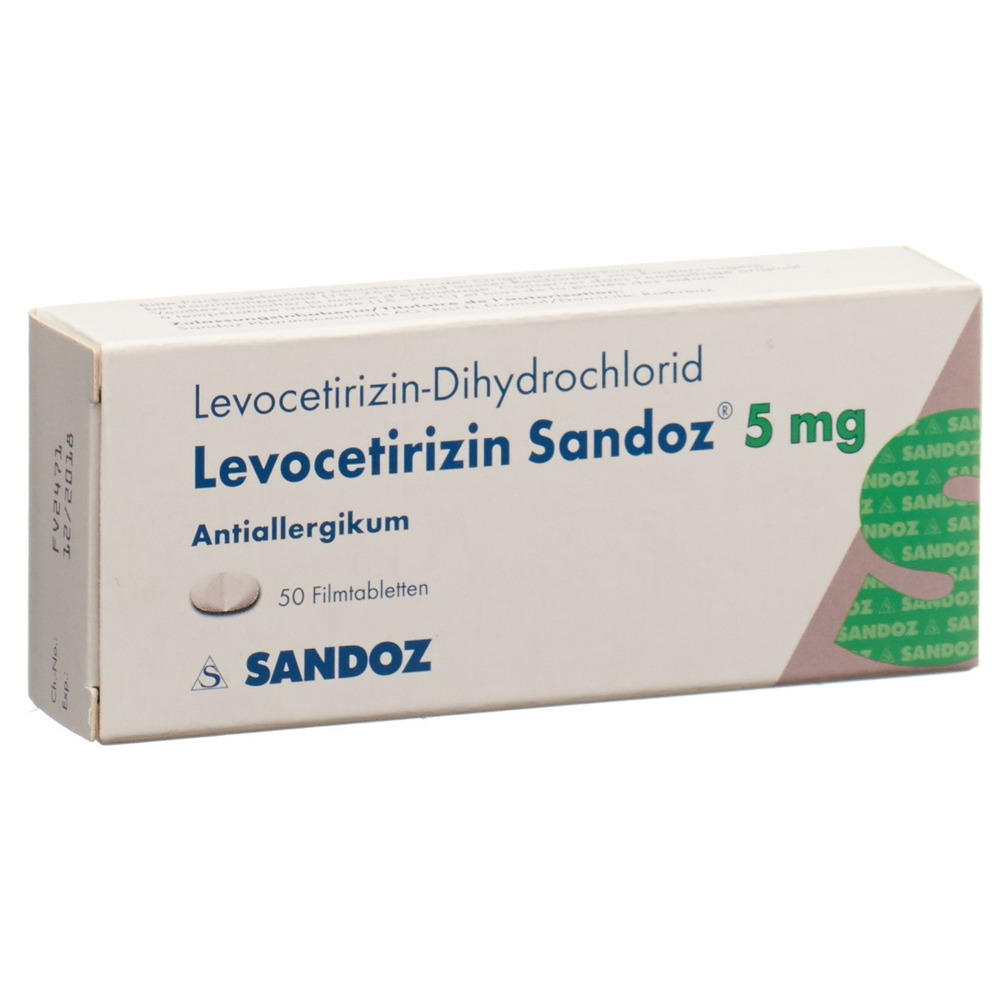 LEVOCETIRIZINE Sandoz 5 mg, Hauptbild