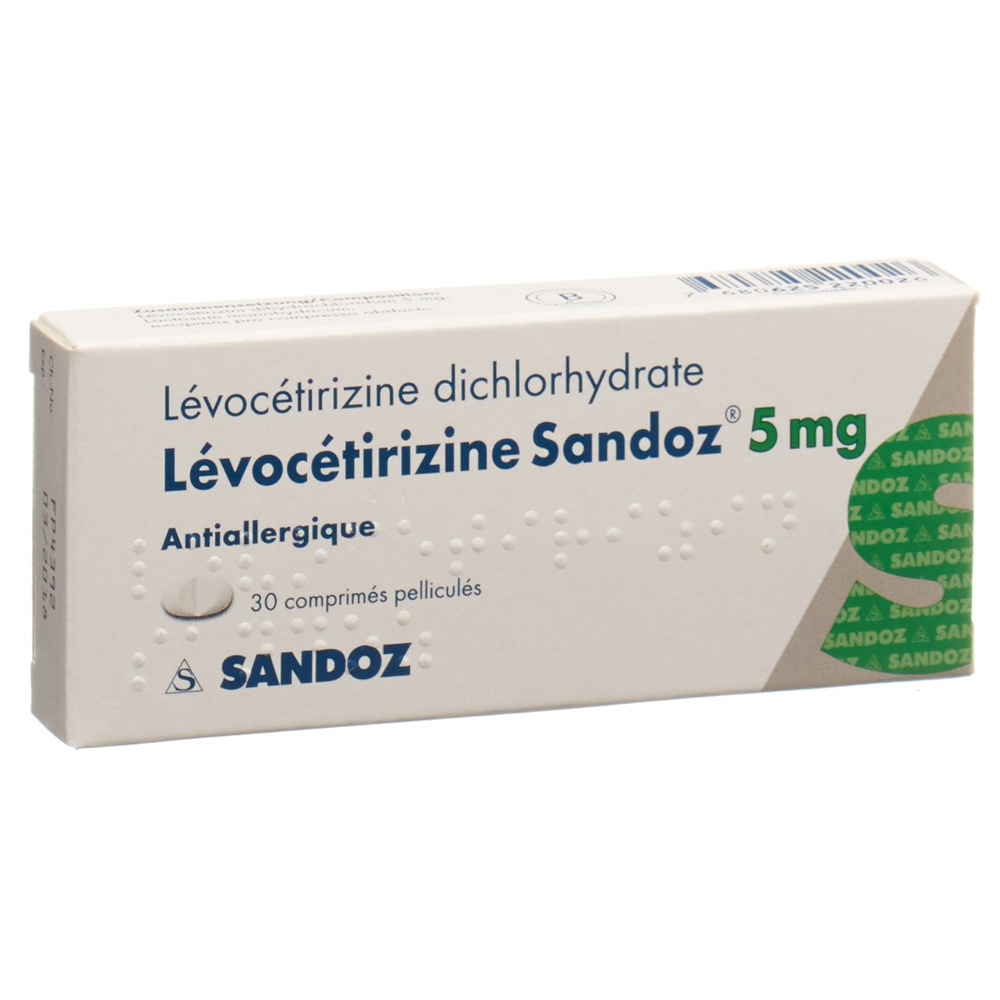 LEVOCETIRIZINE Sandoz 5 mg, image 2 sur 2