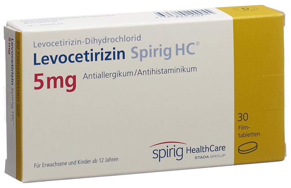 LEVOCETIRIZINE Spirig HC 5 mg, image principale