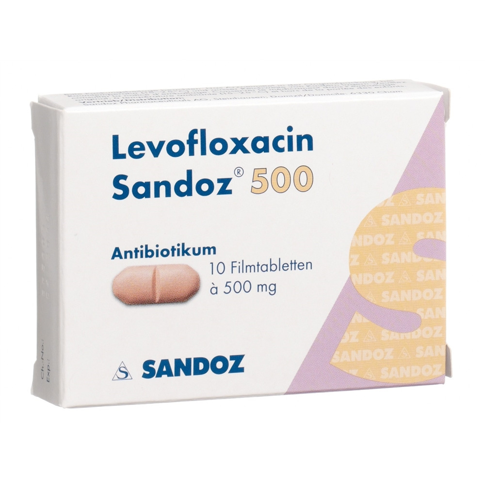 LEVOFLOXACINE Sandoz 500 mg, Hauptbild