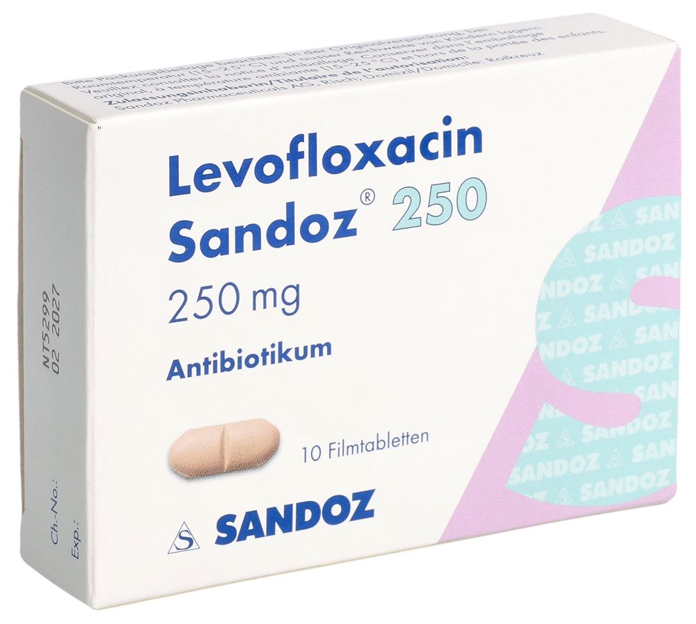 LEVOFLOXACINE Sandoz 250 mg, image principale
