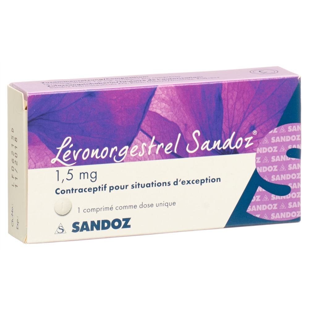 LEVONORGESTREL Sandoz 1.5 mg, image 2 sur 2