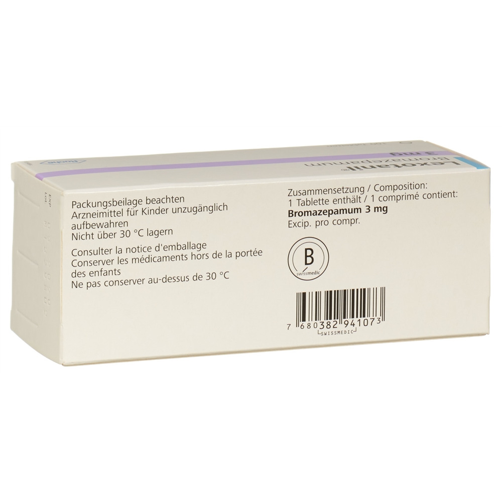 LEXOTANIL cpr 3 mg blist 100 pce, image 2 sur 2