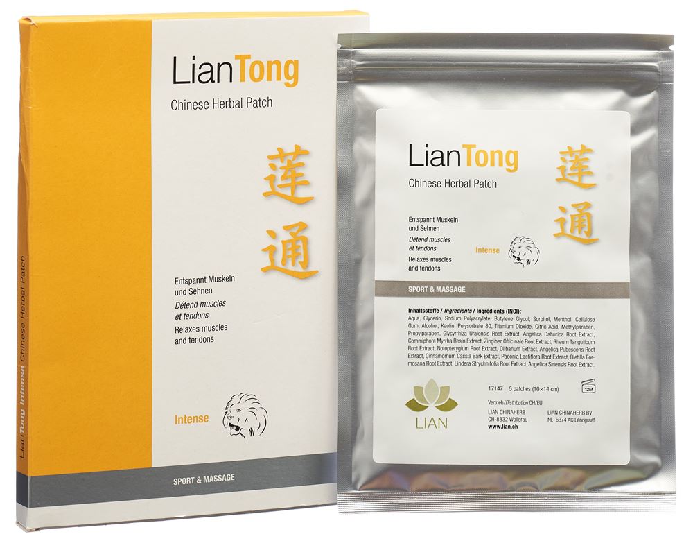 LIANTONG Chinese Herbal Intense Patch, image 2 sur 5