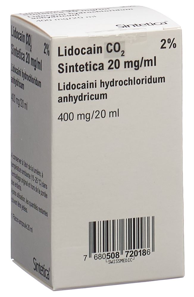 LIDOCAIN CO2 Sintetica 2 %, Hauptbild