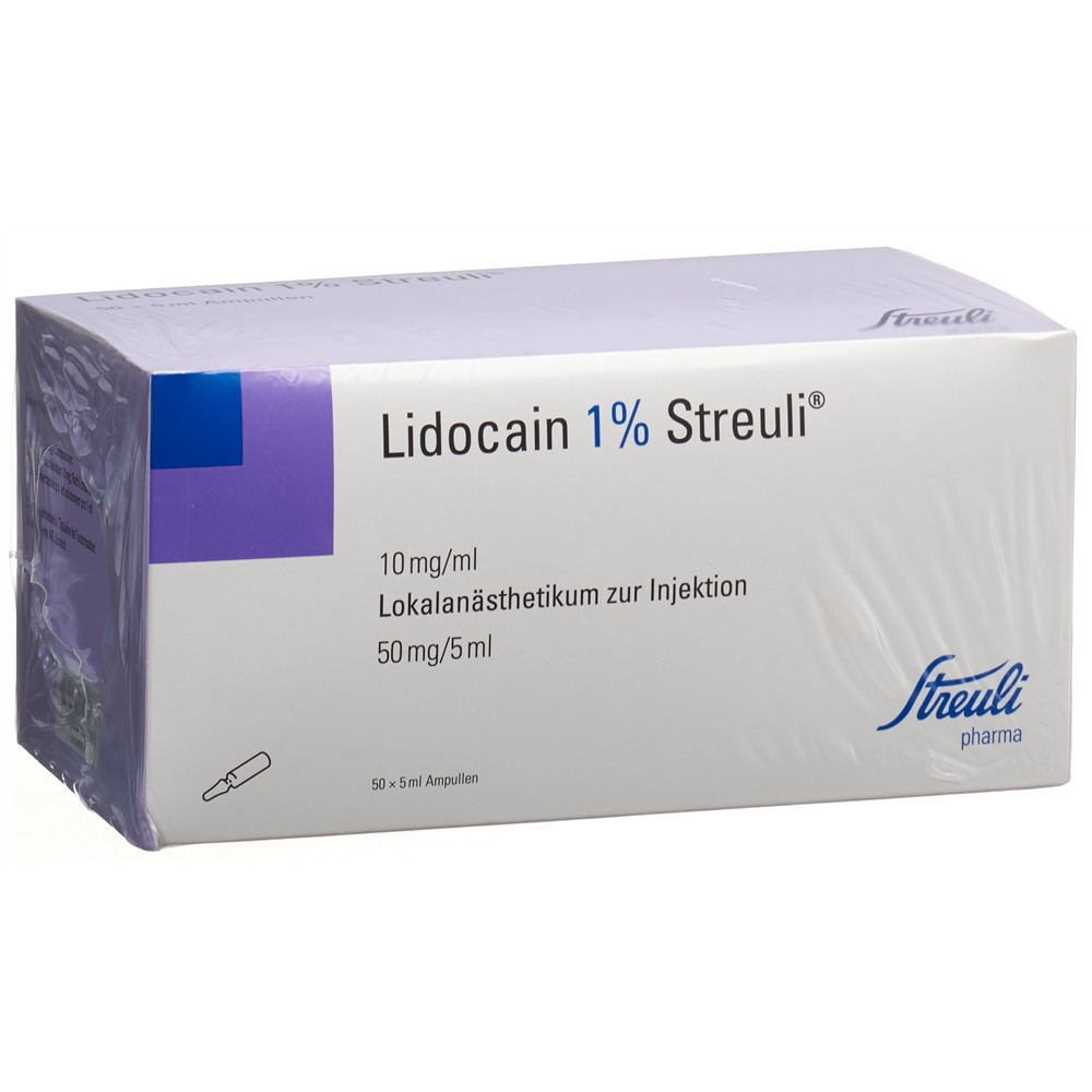 LIDOCAINE 1% 50 mg/5ml, Hauptbild