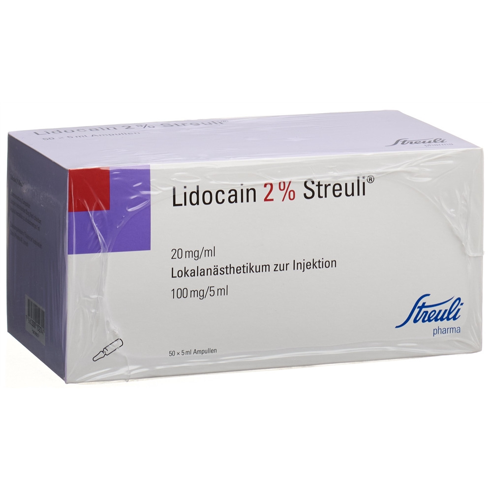 LIDOCAINE 2% 100 mg/5ml, Hauptbild