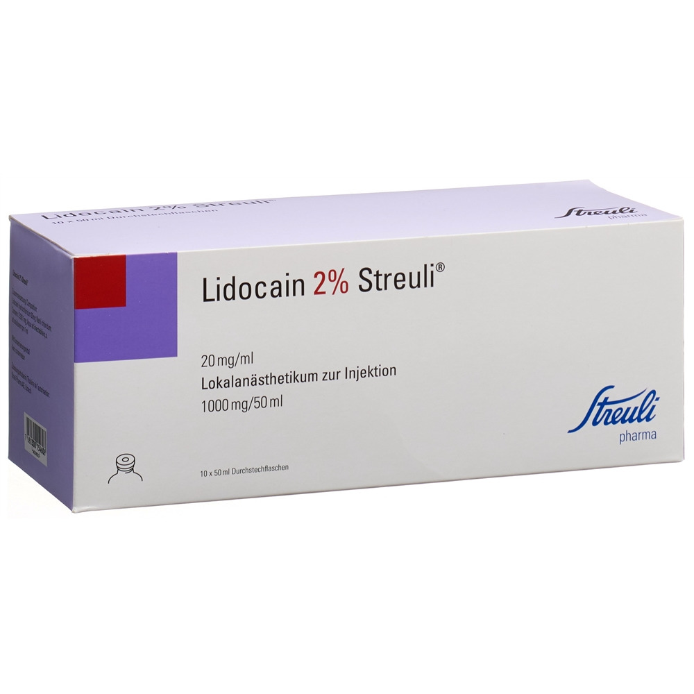 LIDOCAINE Streuli 1 g/50ml, Hauptbild