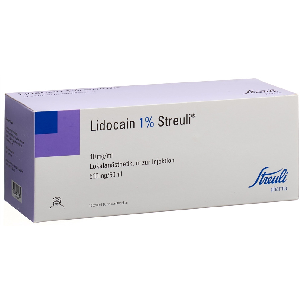 LIDOCAINE Streuli 500 MG/50ML, Hauptbild