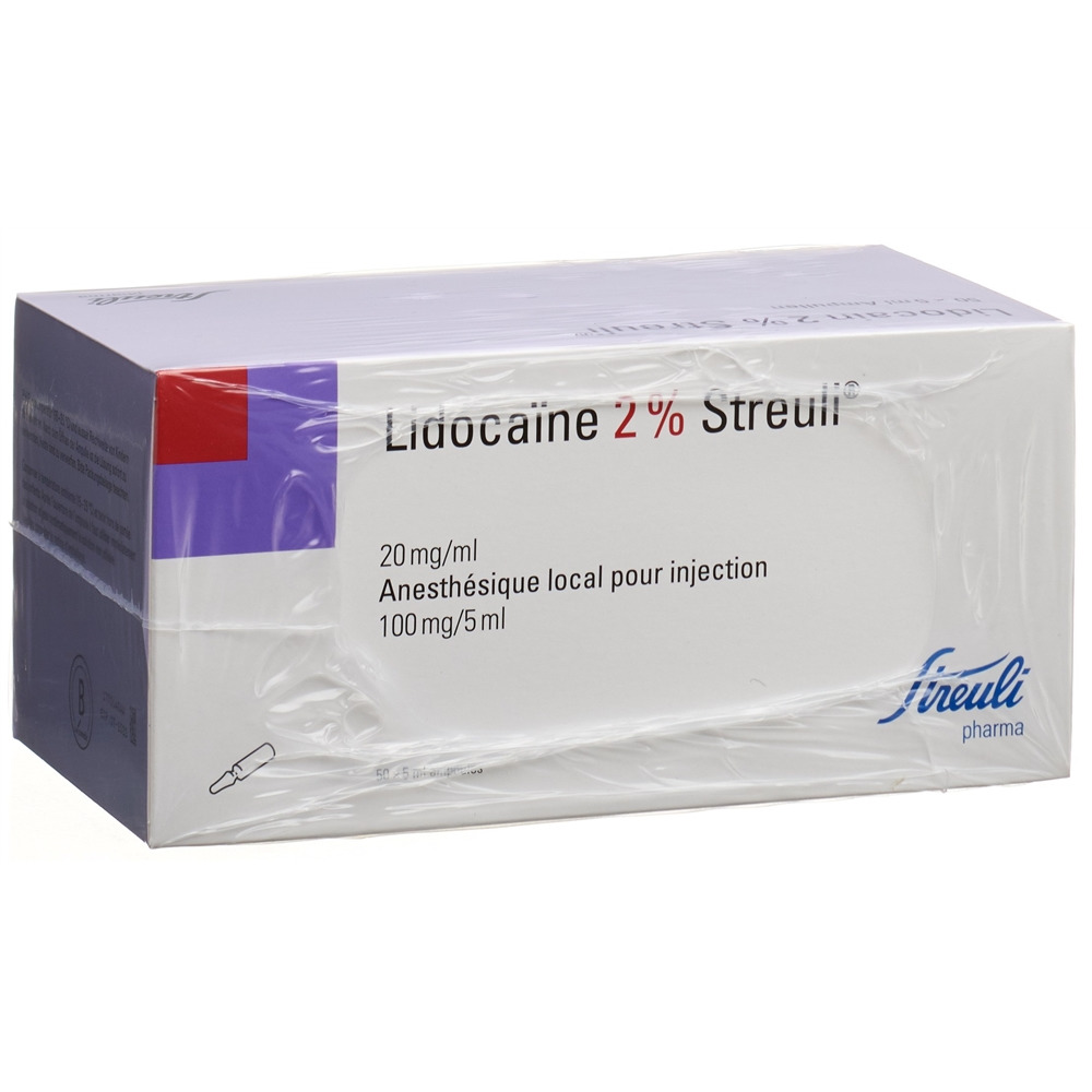 LIDOCAINE 2% 100 mg/5ml, image 2 sur 2